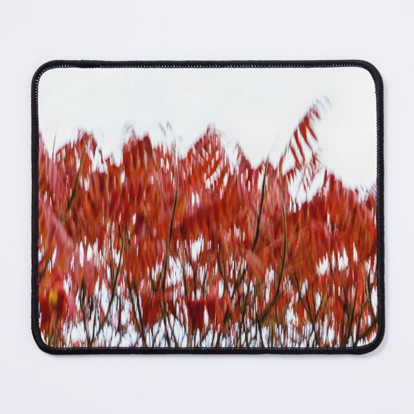 Item preview, Abstract Autumnal Harmony - Mesmerizing Sumac Motion in Bold Vermilion and Crimson designed and sold by Georgia Mizuleva.