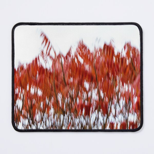 Item preview, Abstract Autumnal Harmony - Mesmerizing Sumac Motion in Bold Crimson and Vermilion designed and sold by Georgia Mizuleva.