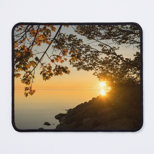 Item preview, Golden Autumn - Glorious Sunrise on the Shore designed and sold by Georgia Mizuleva.