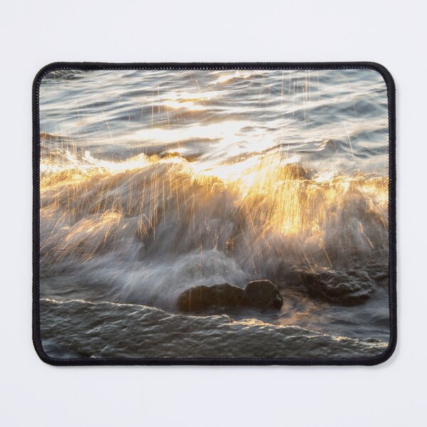 Item preview, Rough and Soft - Brilliant Golden Shower on the Rocks designed and sold by Georgia Mizuleva.