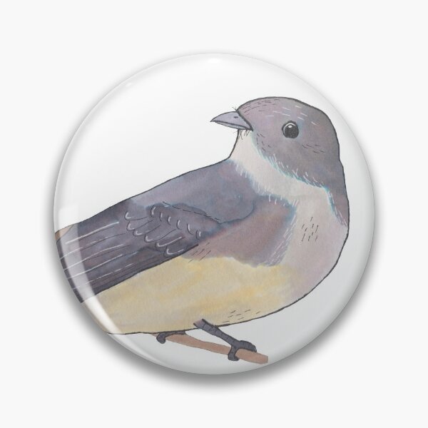 Artikelvorschau, Eastern Phoebe Aquarell Vogelarten Wildlife Art entworfen und verkauft von TheWaterBirds.
