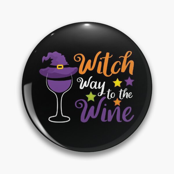Item preview, Witch Way to the Wine designed and sold by CreativeMill.