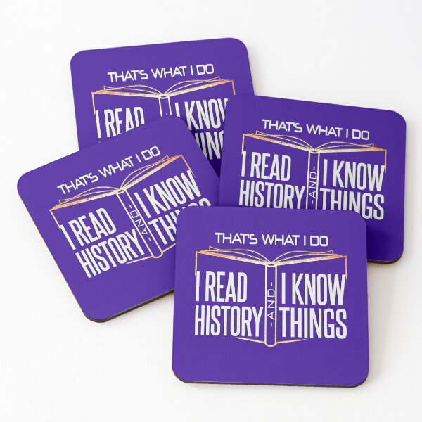 Item preview, I Read History and Know Things shirt designed and sold by hanlynstyle.