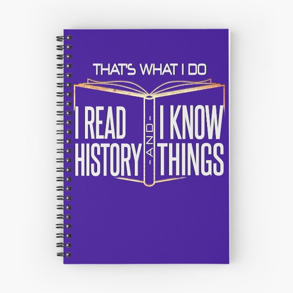 Item preview, I Read History and Know Things shirt designed and sold by hanlynstyle.