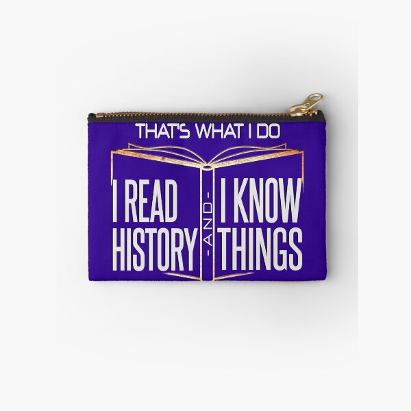 Item preview, I Read History and Know Things shirt designed and sold by hanlynstyle.