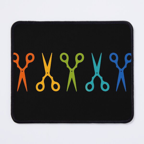 Item preview, Rainbow Scissors Pattern designed and sold by XOOXOO.