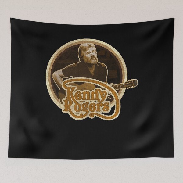 Artikelvorschau, Musiker Kenny Rogers Walt und Gitarrenlegende entworfen und verkauft von Destinee Frankie.
