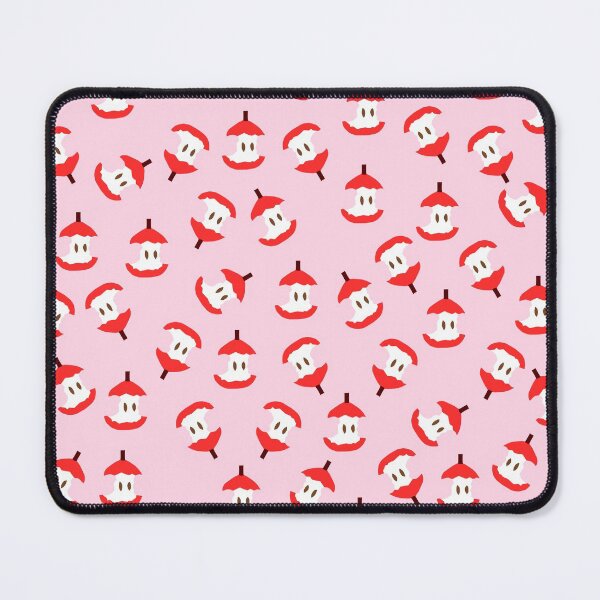 Item preview, Cute Apple Core Pattern on Pink Background designed and sold by kapotka.