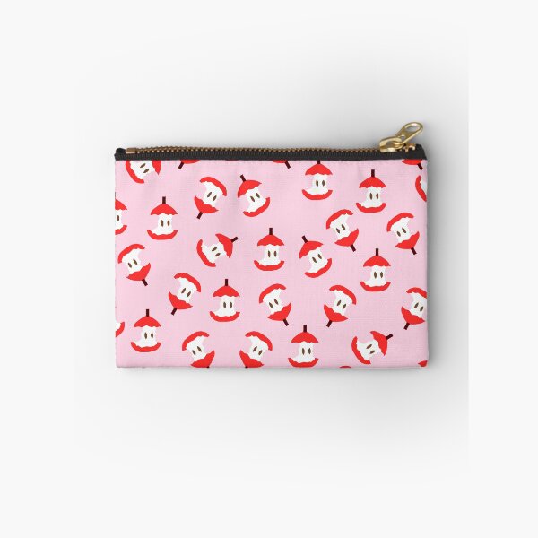 Item preview, Cute Apple Core Pattern on Pink Background designed and sold by kapotka.