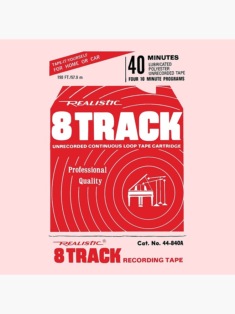 8-TRACK CARTRIDGE PACKAGING Coasters (Set of 4) for Sale by ThrowbackAds