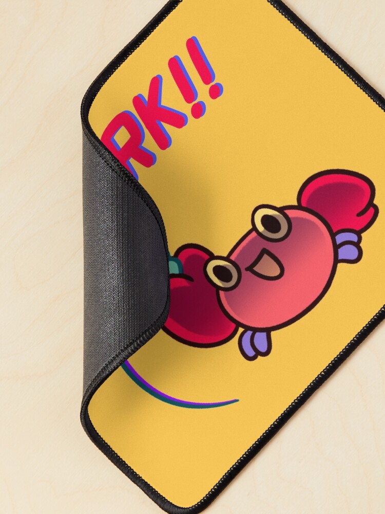 Aperçu 2 sur 5. Tapis de souris avec l'œuvre Crabe grincheux - travailler dur créée et vendue par pikaole.