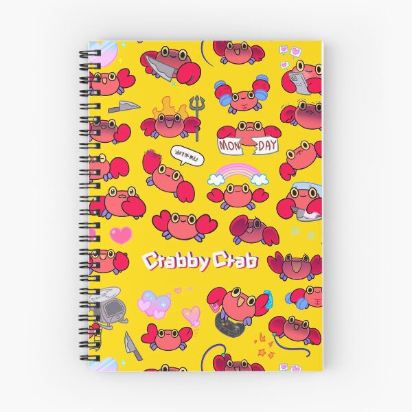 Item preview, Crabby crab - work hard designed and sold by pikaole.