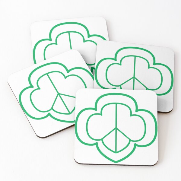 Item preview, Peace Out Girl Scout designed and sold by CampfireMagic.