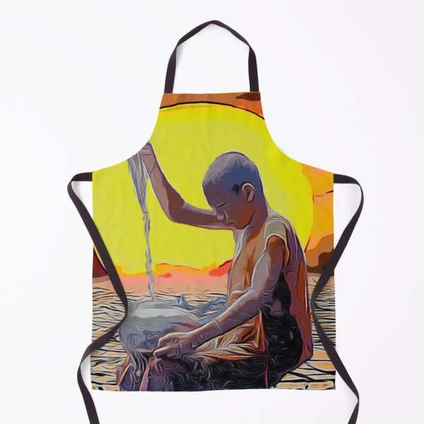 Item preview, Monk amongst desert sunset design  designed and sold by TrippyEarth.
