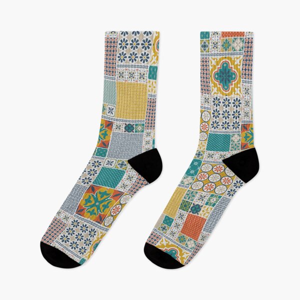 Item preview, Alhambra Tiles Multicolour designed and sold by Delinda Graphic Studio.