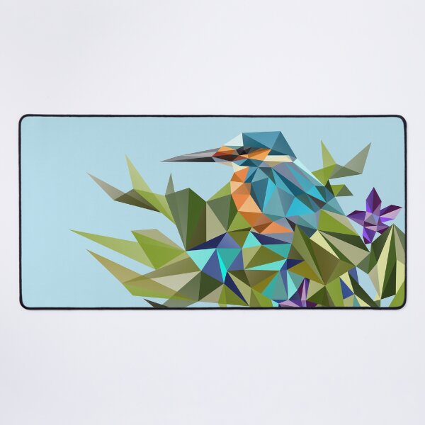 Item preview, Common Kingfisher (halcyon) in Triangles designed and sold by XOOXOO.