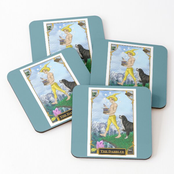 Item preview, The Dabbler - The Fool Card remake from The Dabbler's Guide to Witchcraft by Fire Lyte designed and sold by TorchAndBrush.
