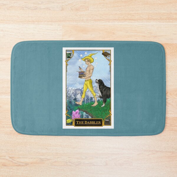 Item preview, The Dabbler - The Fool Card remake from The Dabbler's Guide to Witchcraft by Fire Lyte designed and sold by TorchAndBrush.