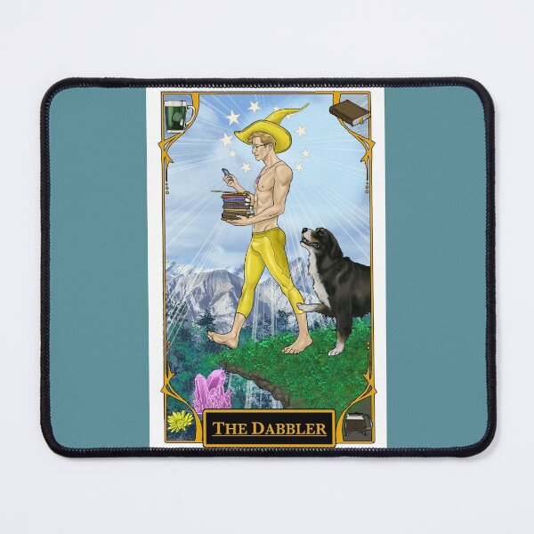 Item preview, The Dabbler - The Fool Card remake from The Dabbler's Guide to Witchcraft by Fire Lyte designed and sold by TorchAndBrush.