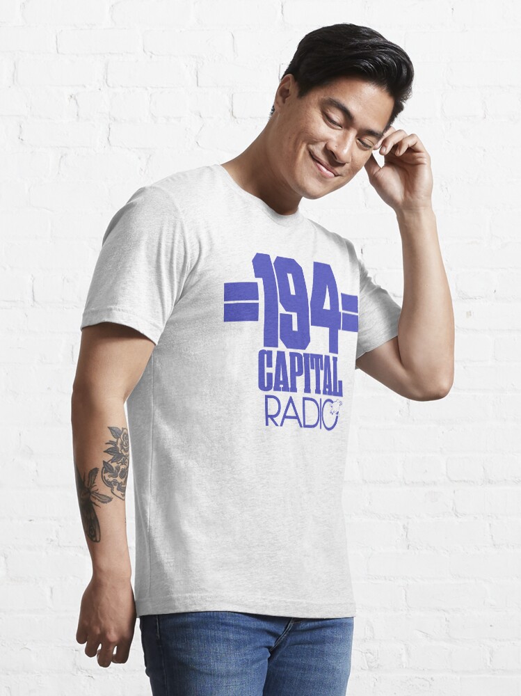 Alternate view of NDVH Capital Radio (1) - blue print Essential T-Shirt