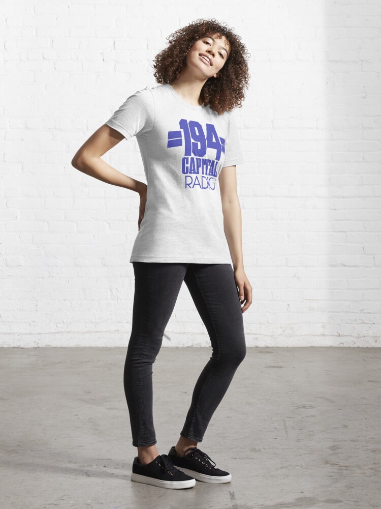Alternate view of NDVH Capital Radio (1) - blue print Essential T-Shirt