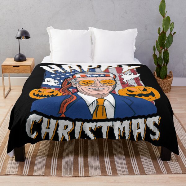 Artikelvorschau, Happy Christmas Halloween American Flag Boo Funny Joe Biden entworfen und verkauft von Stronzi.