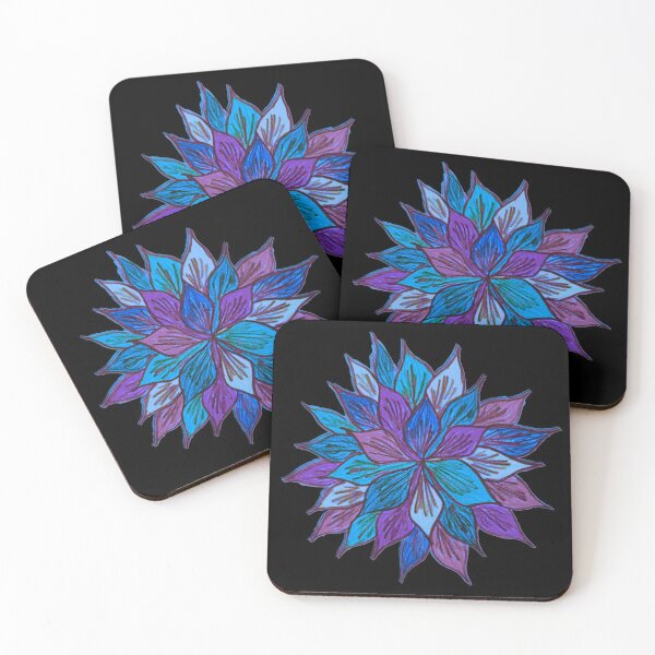 Item preview, flower mandala abstract expressionist  designed and sold by DKVanOss.