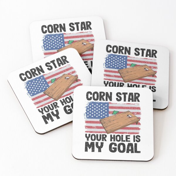 Item preview, American Flag Corn Hole Board Corn Star Your Hole Is My Goal designed and sold by Stronzi.