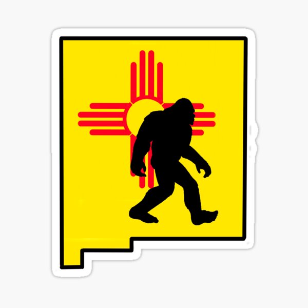 Zia New Mexico  BIGFOOT  Sticker