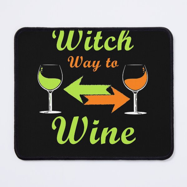 Item preview, Witch Way To The Wine For Halloween Party, Halloween Gift For Friend, Funny designed and sold by Simoel12.