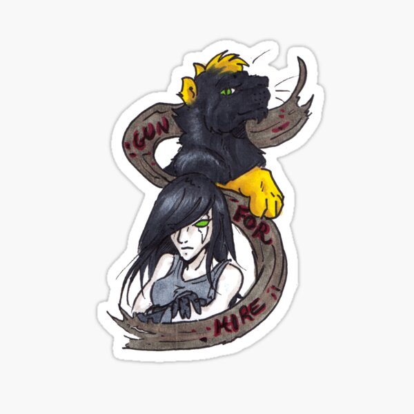 gun for hire Sticker