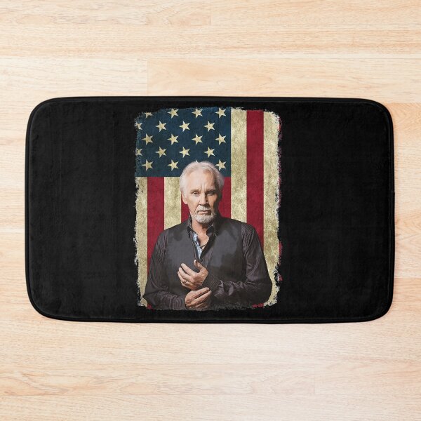Artikelvorschau, Vintage amerikanische Flagge Kenny Rogers Legend entworfen und verkauft von Destinee Frankie.