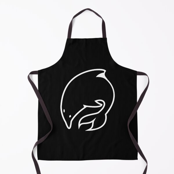 Item preview, Minimalist line art dolphine (dark version) designed and sold by Dracos-Graphics.