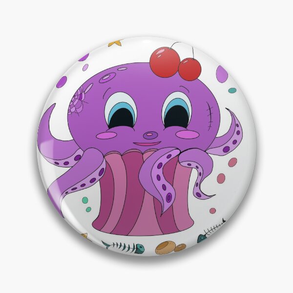Item preview,  funny halloween, color octopus, devilfish,  cake designed and sold by Darikdark.
