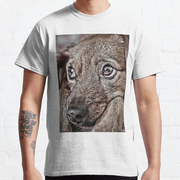 Cute Dog Digital Art Styles Classic T-Shirt