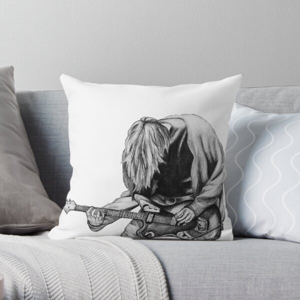 Negative Creep Throw Pillow