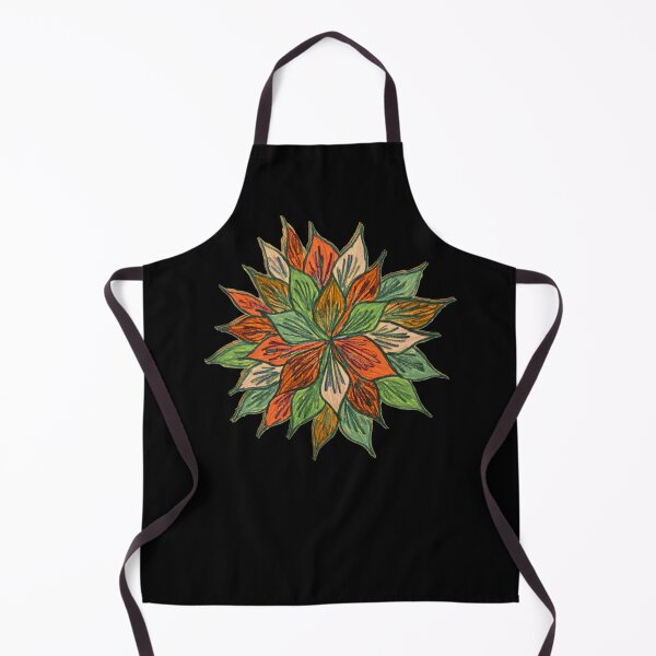 Aperçu de l'œuvre fleur mandala abstrait expressionniste créée et vendue par DKVanOss.