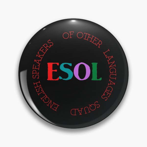 Item preview, ESOL squad English speakers of other languages squad designed and sold by CrankyCactus.