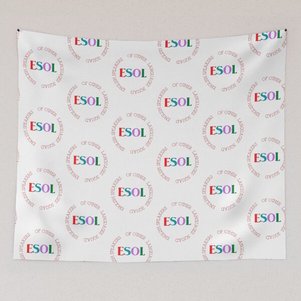 Item preview, ESOL squad English speakers of other languages squad designed and sold by CrankyCactus.