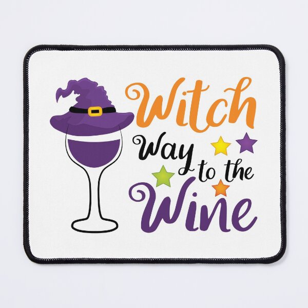 Item preview, Witch Way to the Wine designed and sold by CreativeMill.