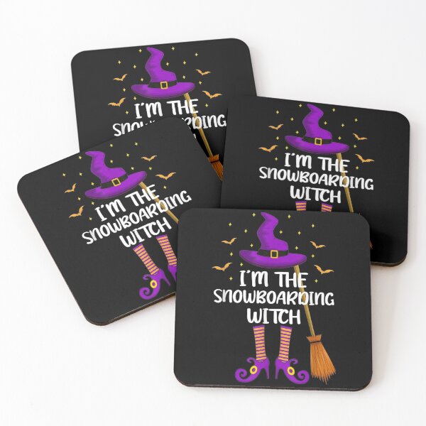 Item preview,  Snowboarding Im Witch Funny Halloween designed and sold by rubysheila.