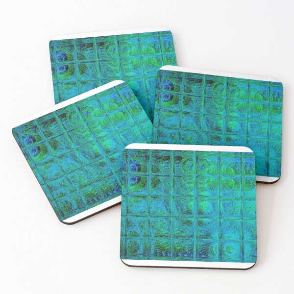 Item preview, Geometric Fibres Texture Electric Blue designed and sold by jpseller.