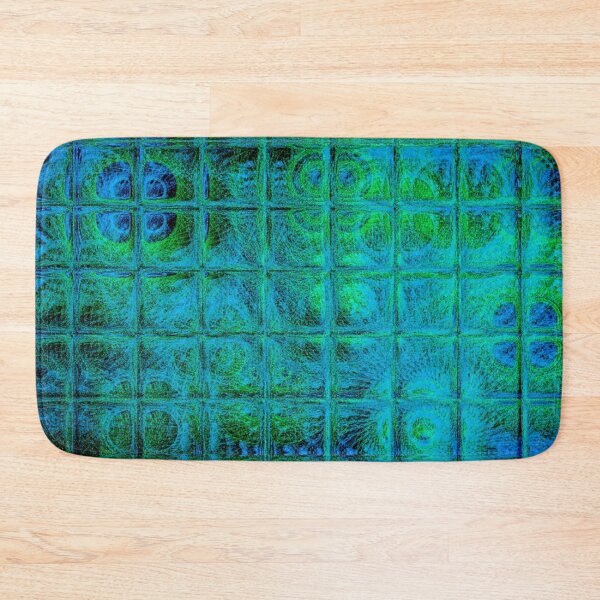 Item preview, Geometric Fibres Texture Electric Blue designed and sold by jpseller.
