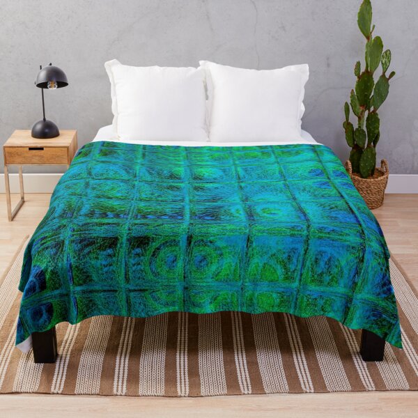 Item preview, Geometric Fibres Texture Electric Blue designed and sold by jpseller.