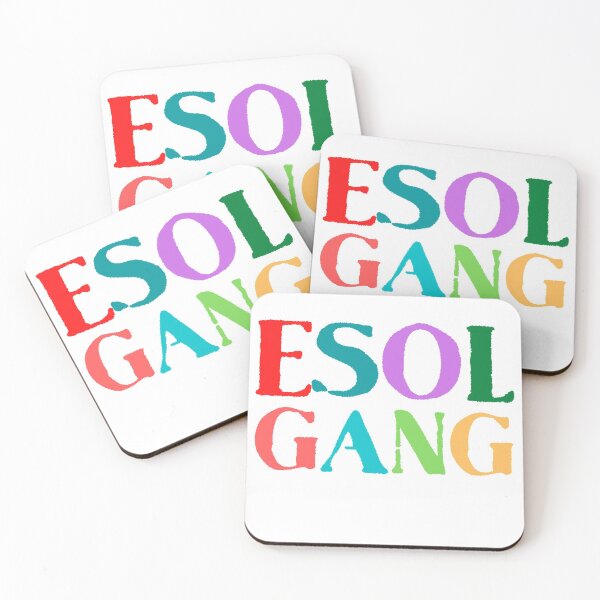 Item preview, ESOL gang designed and sold by CrankyCactus.