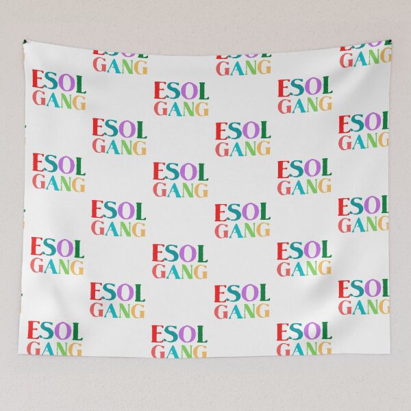 Item preview, ESOL gang designed and sold by CrankyCactus.