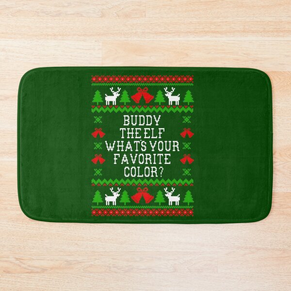 Item preview, Buddy The Elf Whats Your Favorite Color? Ugly Christmas Sweater Style Design designed and sold by Christmas-Tees.