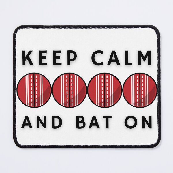 Item preview, Keep Calm And Bat On Cricket designed and sold by PHLDesign.