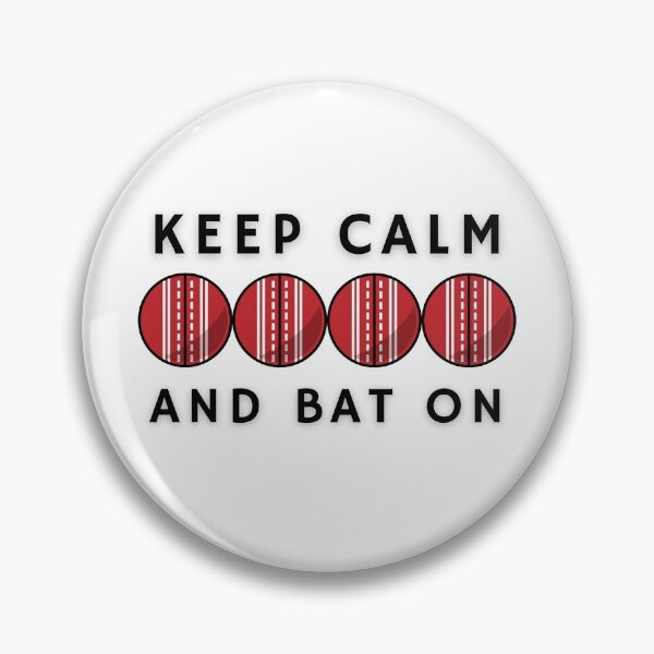 Item preview, Keep Calm And Bat On Cricket designed and sold by PHLDesign.