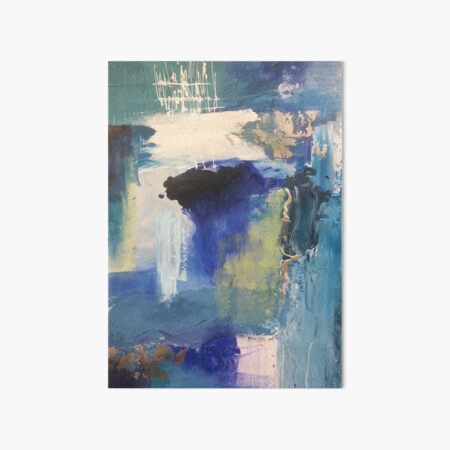 Blue Art Board Print